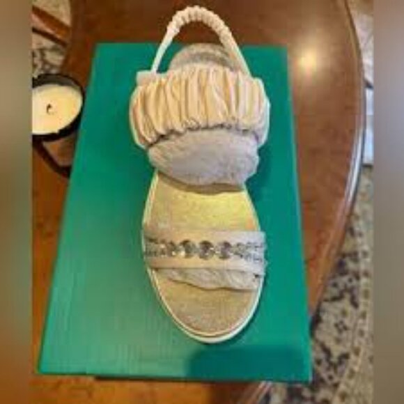 NIB- LAUREN LORRAINE ANNIE RUCHED SPORT SANDAL - Picture 3 of 4